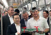 Samuel García pone en marcha nuevos trenes de la Línea 1 del Metrorrey