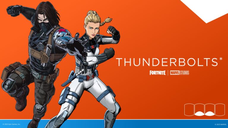 White Widow y Bucky Barnes debutan en Fortnite con la intensa Copa Thunderbolts