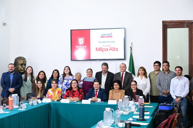 Alcalde de Milpa Alta informa avances en programas sociales y desarrollo comunitario