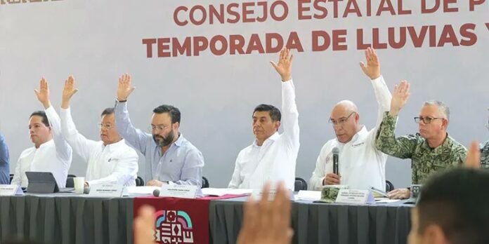 Alistan acciones preventivas y de atención en Oaxaca ante temporada de huracanes 2025