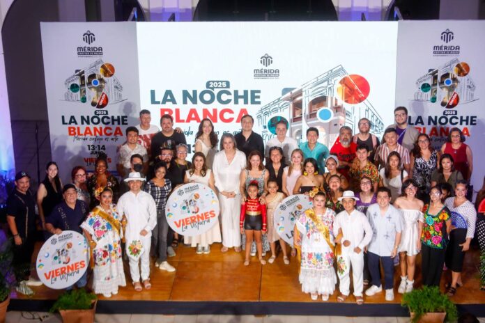 Anuncian la 19° edición de La Noche Blanca en Mérida