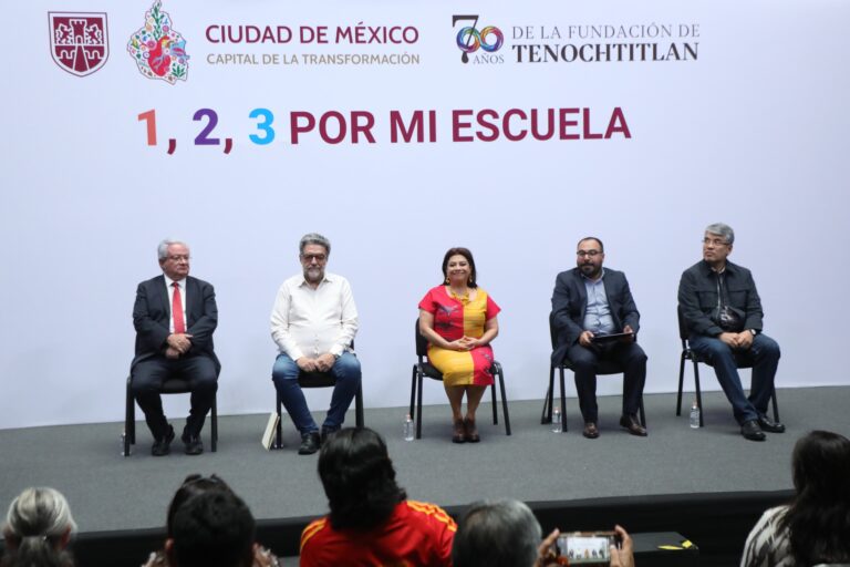 Arranca el programa “1, 2, 3 por Mi Escuela” con inversión histórica en educación pública