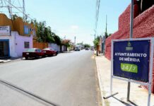 Cecilia Patrón supervisa repavimentación de calles prioritarias de Mérida