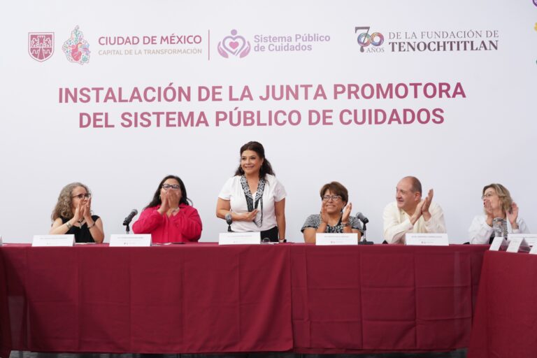 Clara Brugada inaugura el primer Sistema Público de Cuidados en CDMX
