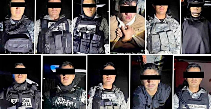 Detienen a 11 elementos de la Guardia Nacional por robo de combustible