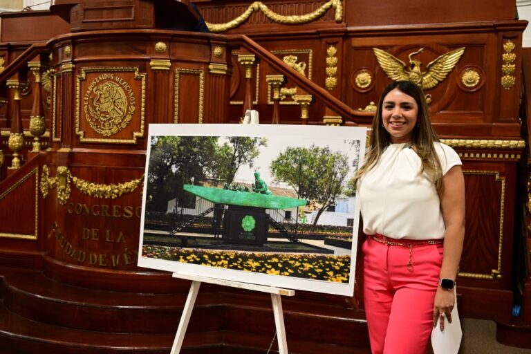 Escultura en Xochimilco podría ser declarada Patrimonio Cultural Urbano de la CDMX