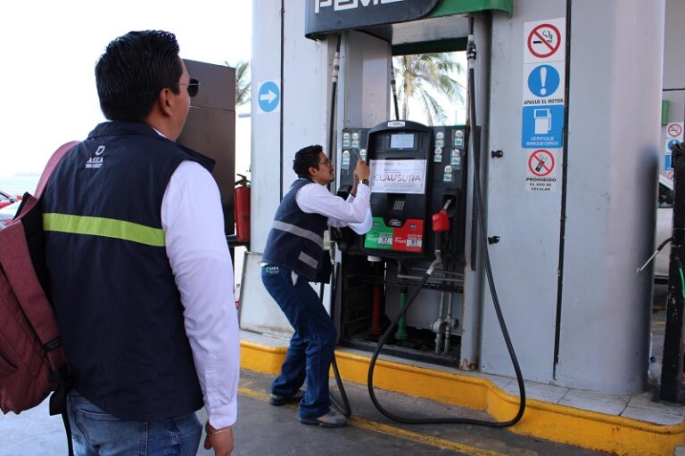 Profeco y ASEA clausuran seis gasolineras e inmovilizan 38 instrumentos durante operativo de verificación en Veracruz