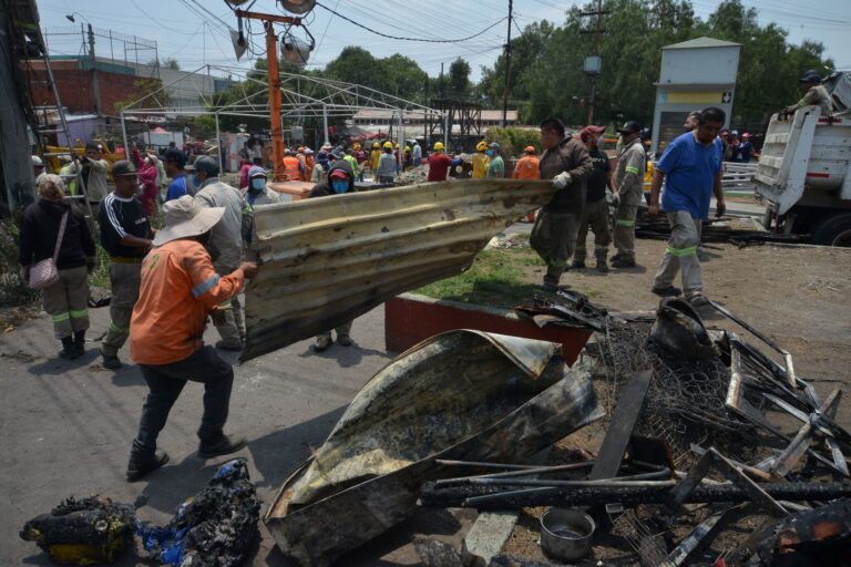 Gobierno de la Ciudad de México atiende de forma inmediata incendio en Lindavista