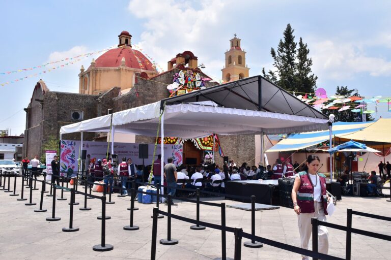 Inauguran módulo de desarme voluntario en San Miguel Topilejo, alcaldía Tlalpan