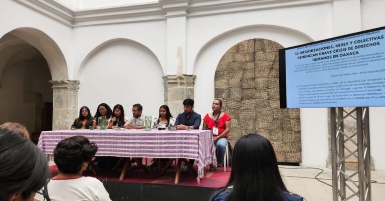 Organizaciones civiles denuncian grave crisis de derechos humanos en Oaxaca