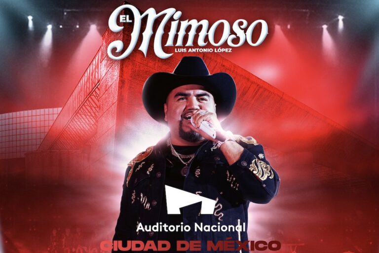 Prepárate para cantar con El Mimoso en el Auditorio Nacional este agosto