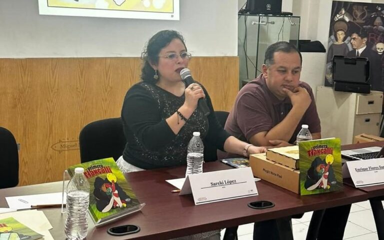 Un éxito, la presentación del libro “La primera Tlaxcalli” en el Museo Miguel N. Lira