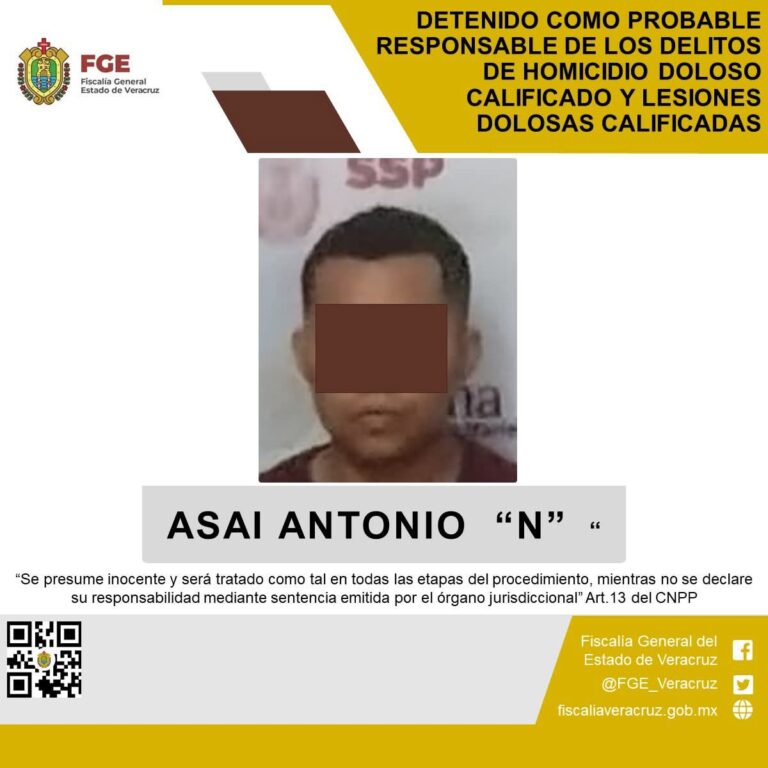 Detienen a segundo implicado por ataque a Yesenia Lara