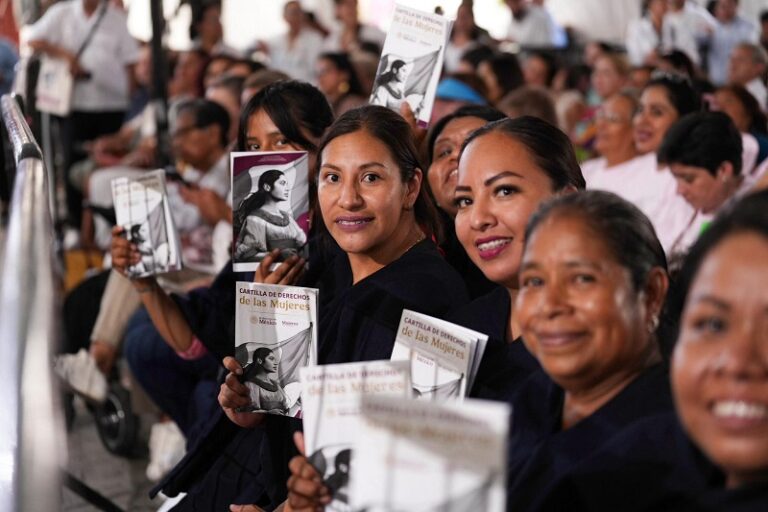 Encabeza Claudia Sheinbaum conformación de las primeras Redes de Tejedoras de la Patria en Cuautla, Morelos