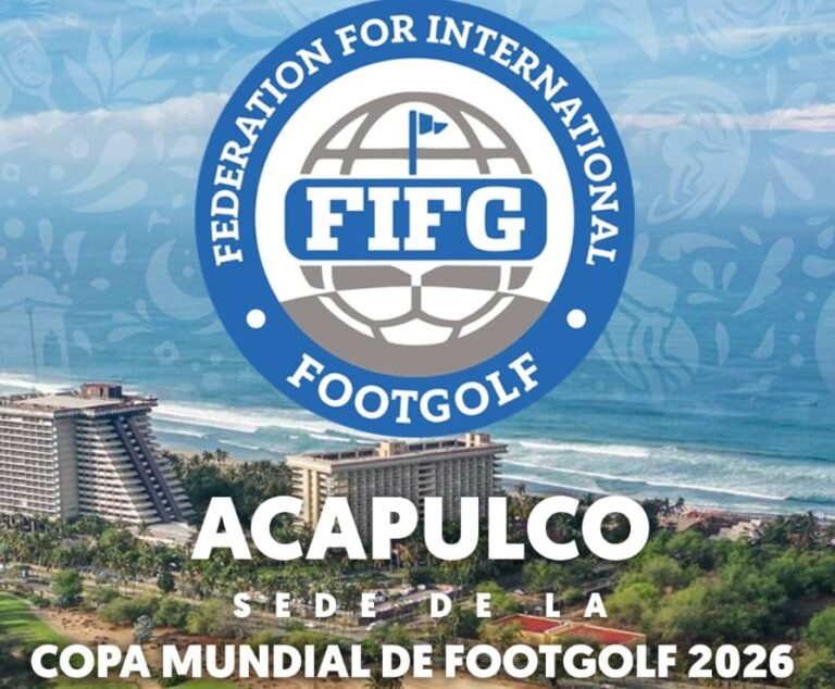 Acapulco será sede del Mundial de Footgolf 2026 y se convierte en “La playa del Mundial” rumbo a la Copa FIFA