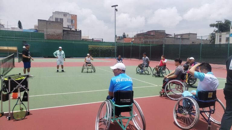 CDMX recibe el primer campamento continental de tenis en silla de ruedas