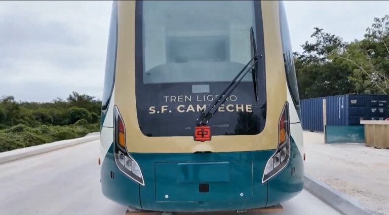 Concluyen obras del Tren Ligero en Campeche