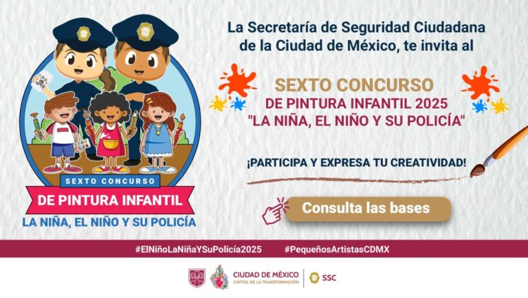 Concurso artístico busca unir a la policía y la infancia mediante el dibujo