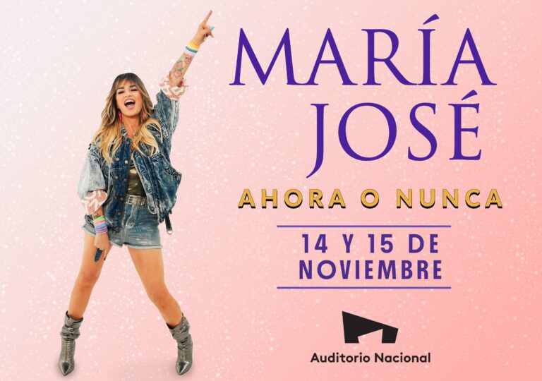 Gira “Ahora o Nunca”: María José enciende el escenario del Auditorio Nacional