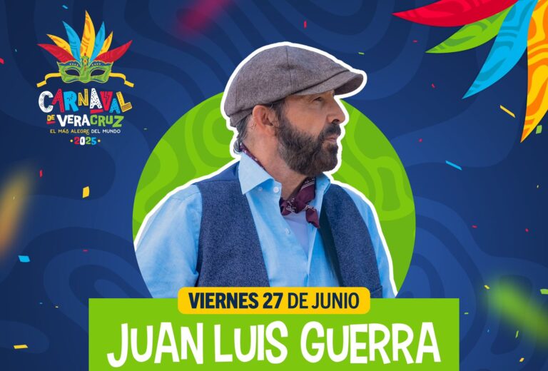 Juan Luis Guerra, uno de los artistas presentes en el Carnaval de Veracruz 2025