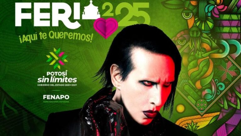 Marilyn Manson iglesia concierto FENAPO San Luis Potosí