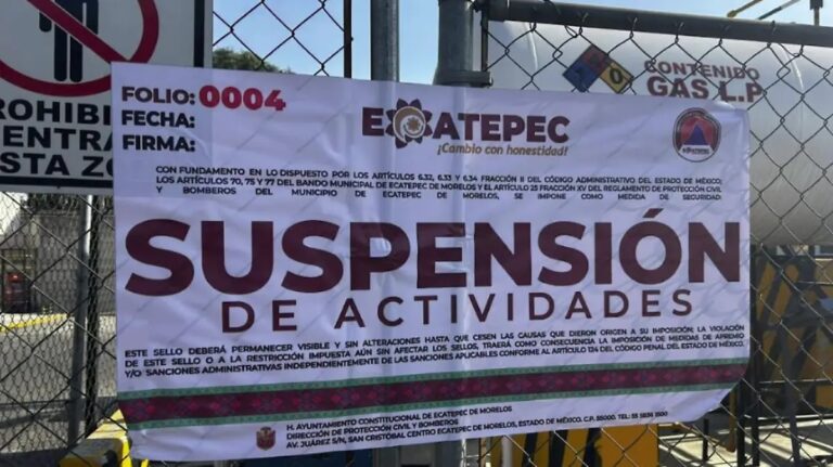 Clausuran gasera por trasiego ilegal de gas L.P.