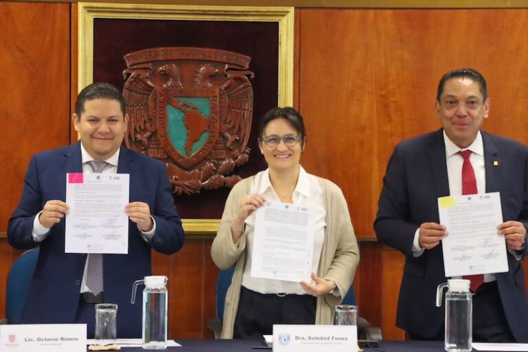 Firman convenio de colaboración la alcaldía de milpa alta y la UNAM