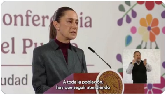 Destaca Claudia Sheinbaum Plan DN-III y Plan Marina por huracán Erick
