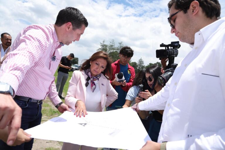 Recorre gobernadora zona de ampliación del CIX II: Polo de Desarrollo Económico para el Bienestar