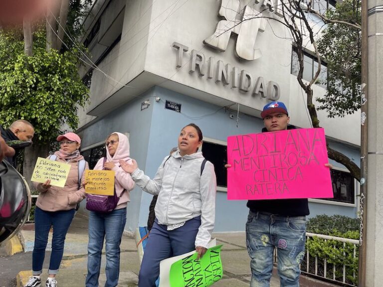 Nueva protesta de ex trabajadores del Sanatorio Trinidad, a quienes corrieron por exigir sus derechos