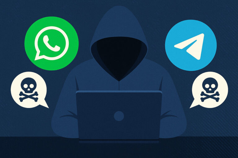 Ciberdelincuentes aprovechan WhatsApp y Telegram para robar datos con mensajes engañosos