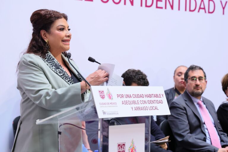 Clara Brugada presenta el Bando 1 con 14 acciones para frenar la gentrificación en la capital