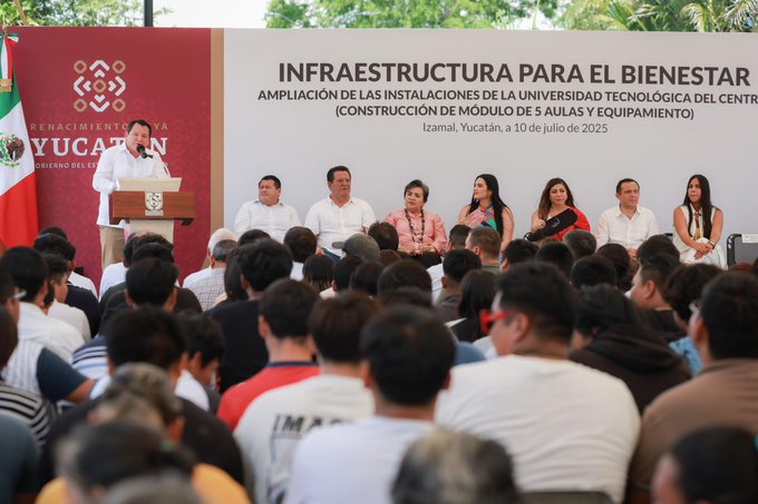 Díaz Mena anuncia ampliación de la UTC de Izamal