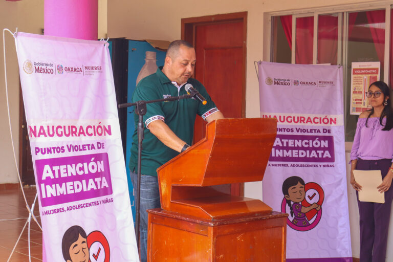 Matías Romero inaugura Punto Violeta para proteger a mujeres ante la violencia