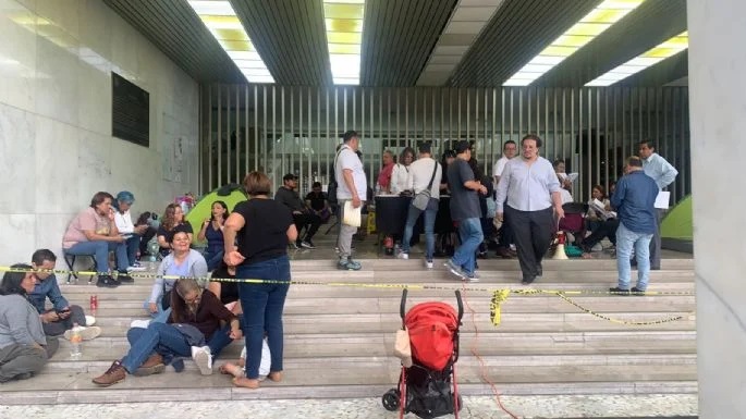 Rechazan empleados  del TSJCDMX propuesta para levantar el paro del Poder Judicial en la CDMX