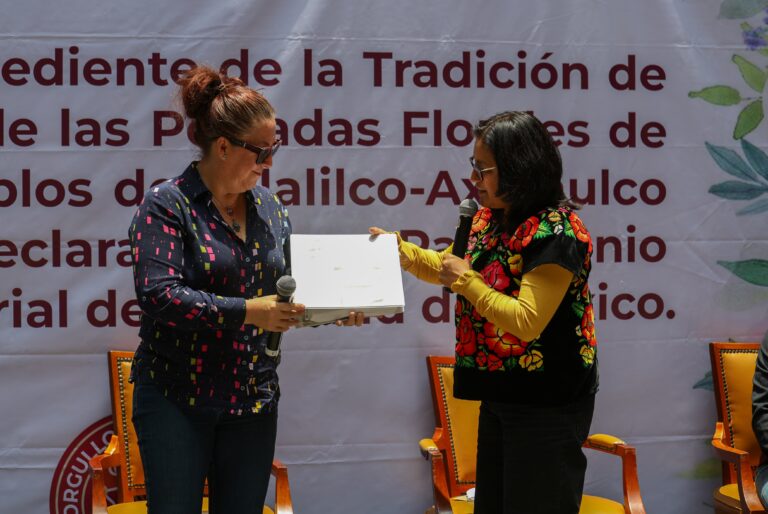 Portadas florales de pueblos originarios de Iztapalapa avanzan hacia su reconocimiento oficial