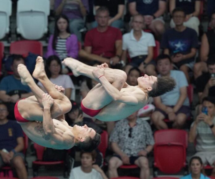 Sheinbaum a la delegación mexicana presente en el Mundial de Deportes Acuáticos Singapur 2025
