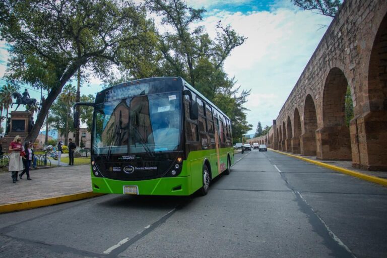 Taruk, autobús eléctrico 100 % mexicano, inicia pruebas en Morelia