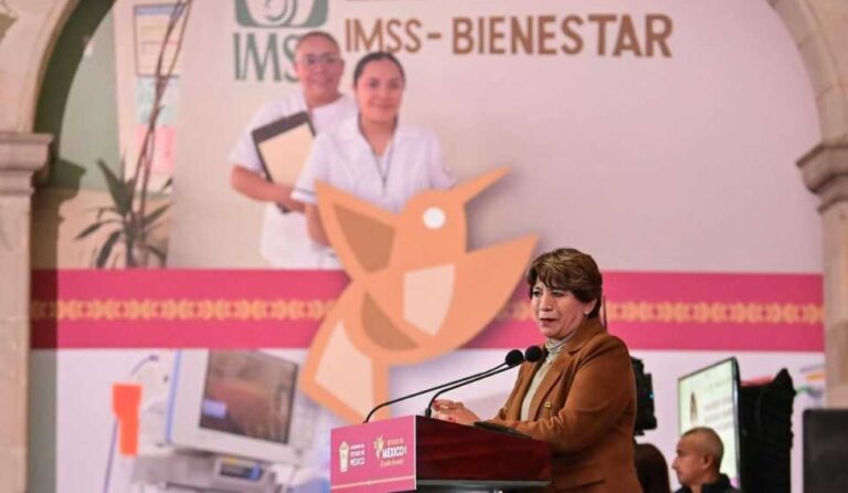 Delfina Gómez integra 20 hospitales del Edomex a IMSS-Bienestar