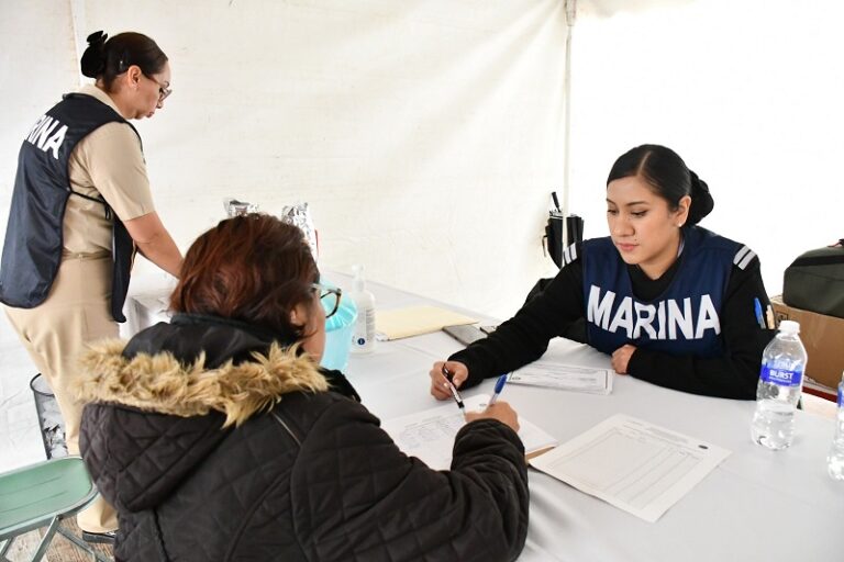 Marina informa avances del Programa de Atención Médica de Primer Contacto en Lugares de Difícil Acceso, en el estado de Puebla