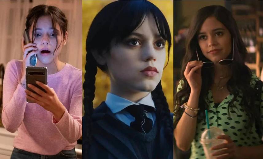 Jenna Ortega reina del horror Merlina