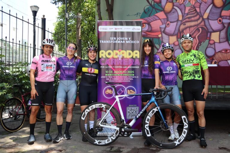 Rodada y Carrera por la Paz convocan a jóvenes de todo México