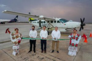 Retoma operaciones la ruta Villahermosa–Mérida de Aerus
