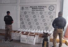 Aseguran 200 litros de metanfetamina enviados desde Culiacán a Hermosillo