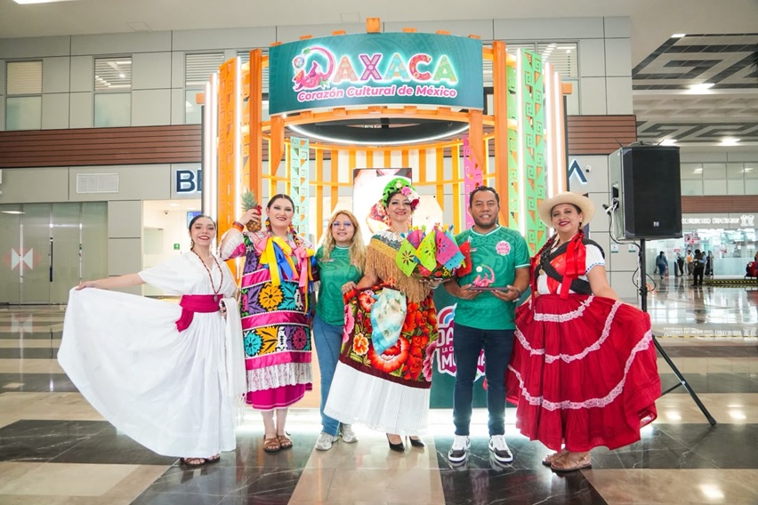 Oaxaca inaugura espacio de promoción turística en el AIFA