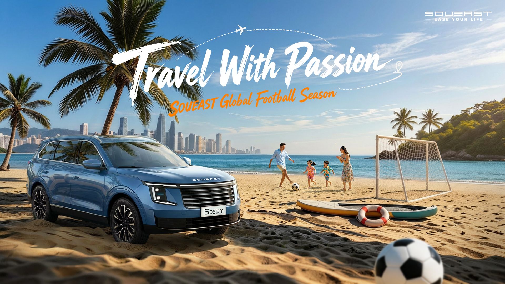 El SOUEAST S08 DM ofrece "autonomía extra" para los viajes de los aficionados al fútbol