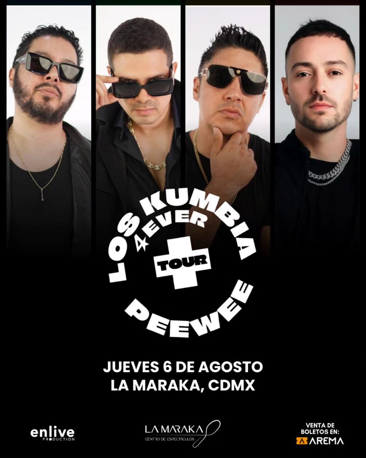 Pee Wee y Los Kumbia 4Ever llevarán la nostalgia de la cumbia pop a La Maraka