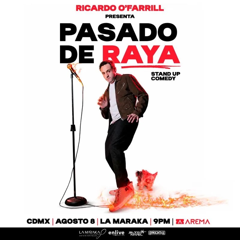 Ricardo O'Farrill presentará su nuevo show "Pasado de Raya" en La Maraka